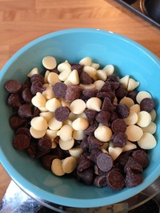 Mixed chocolate chips